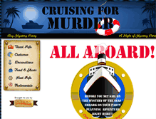 Tablet Screenshot of cruisingformurder.com
